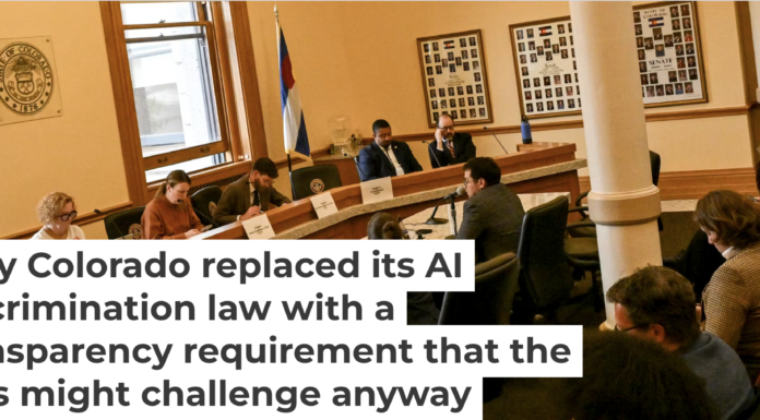 Colorado passed a landmark artificial intelligence law that was challenged in a federal lawsuit. AAron Ontiveroz/The Denver Post via Getty Images